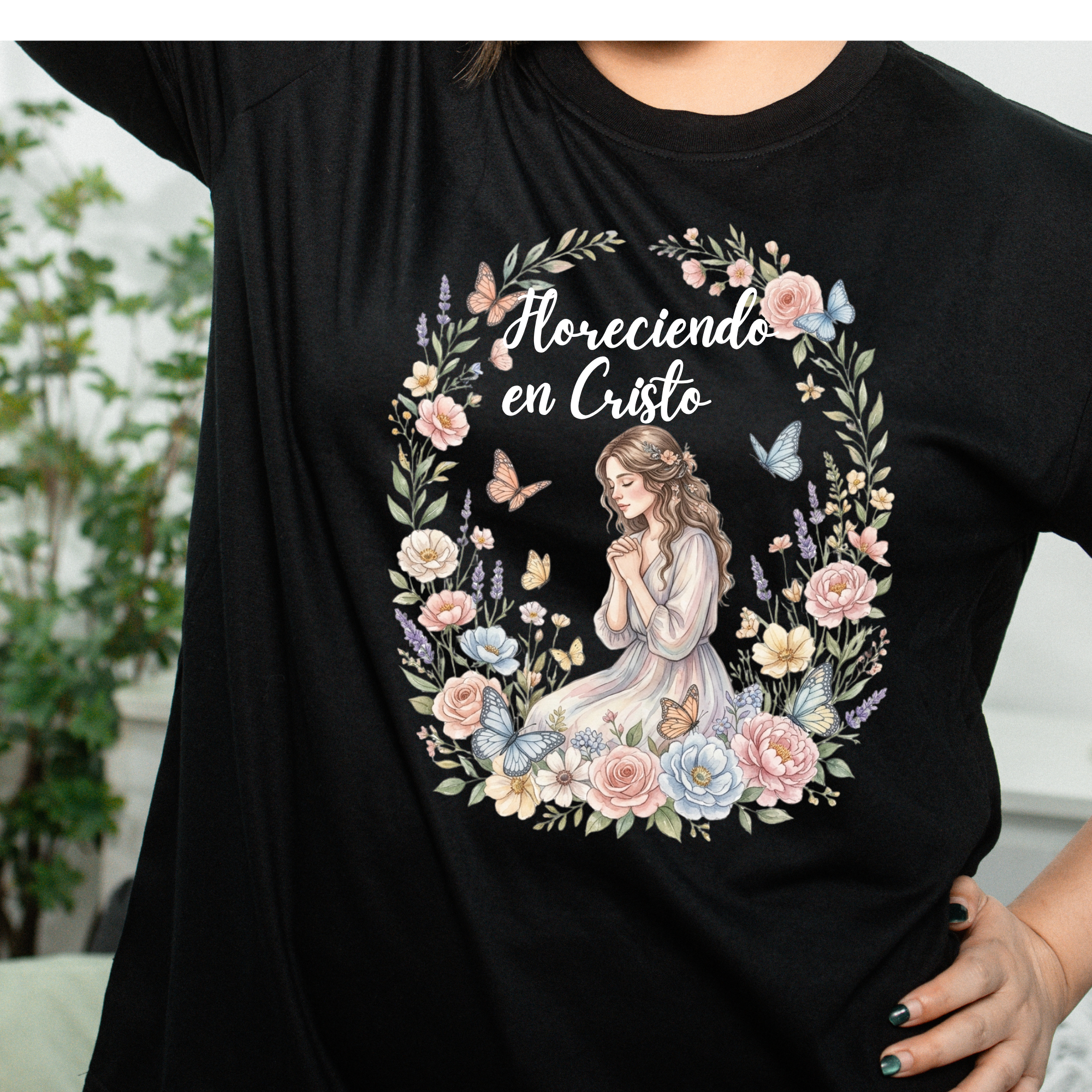 DTF Print: Floreciendo en Cristo