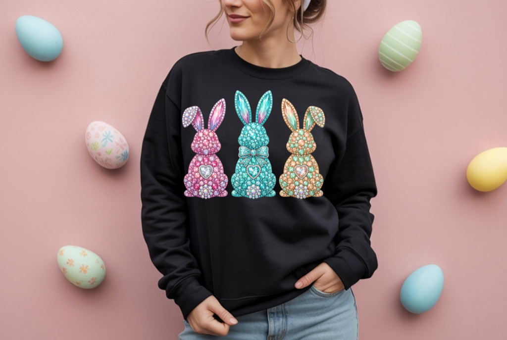 DTF Print: Easter Bunny bottoms