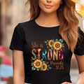 DTF Print: She is strong
